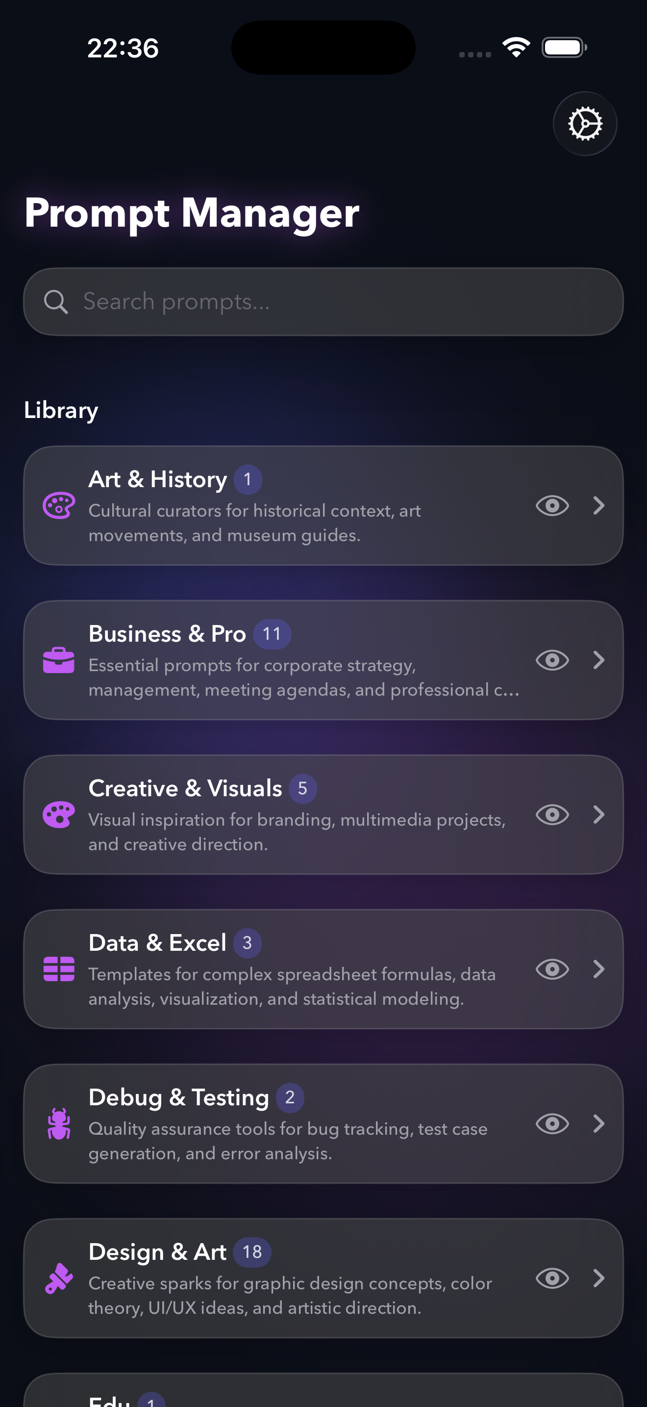 iPhone Screen slides