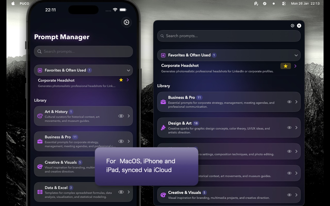 macOS — Prompt Details